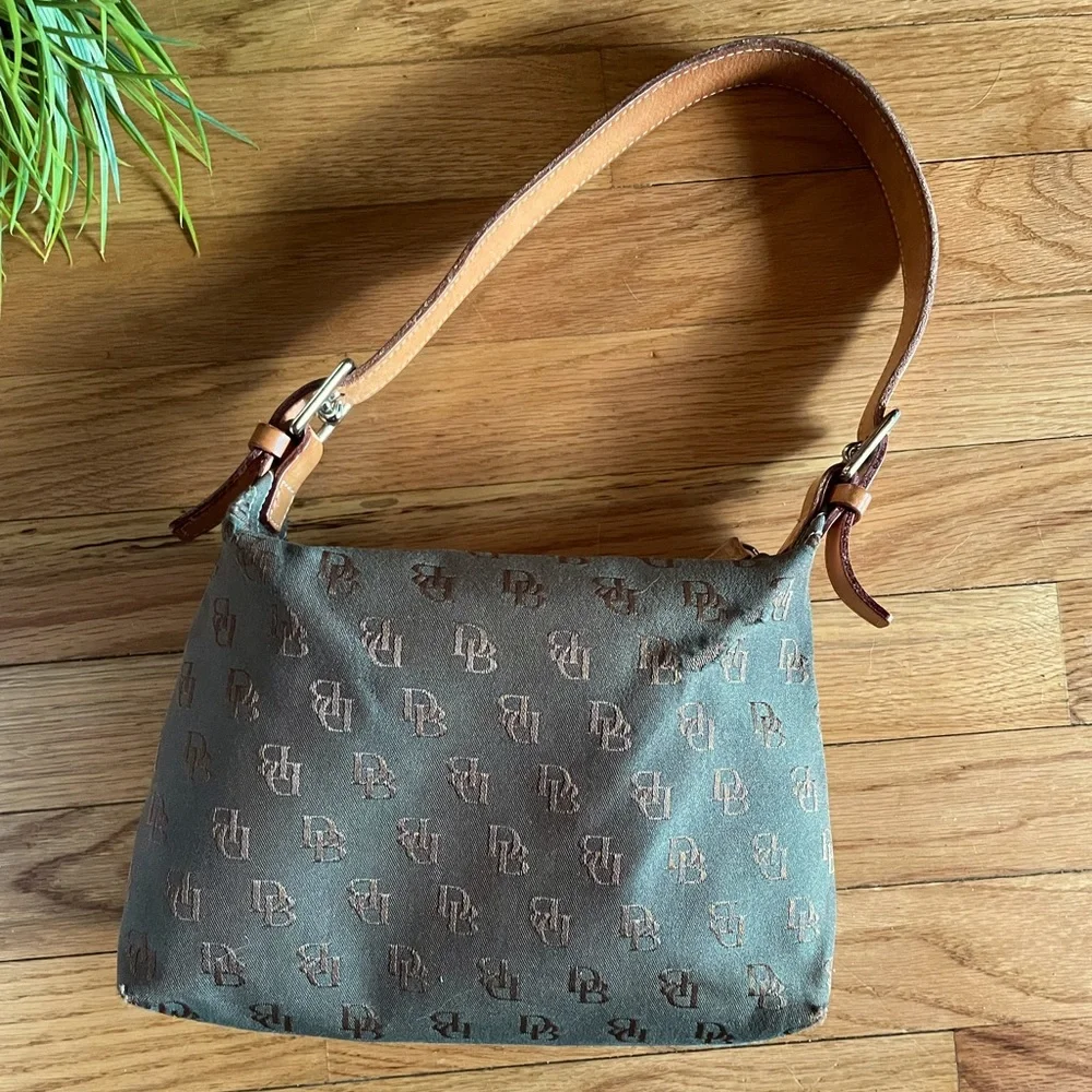Dooney & Bourke Vtg Mini Bag w/ leather strap - Picture 1 of 10